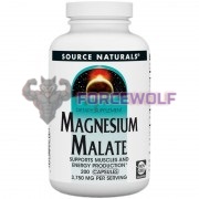 Magnesium Malate [3750 мг per порцийing] (200 шт), Source Naturals