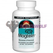 Magtein® Magnesium L-Threonate (90 шт), Source Naturals