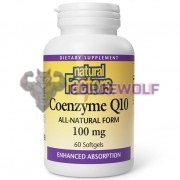 Coenzyme Q10 [All-Natural Form] (60 шт по 100 мг), Natural Factors