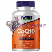 CoQ10 (60 шт по 200 мг), NOW Foods