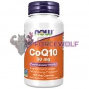 CoQ10 30 мг (120 шт по 30 мг), NOW Foods