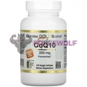 CoQ10 [Fermented] (120 шт по 200 мг), California Gold Nutrition