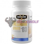 Calcium Citrate + D3 (120 шт), Maxler
