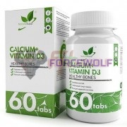 Calcium + Vitamin D3 (60 шт), NaturalSupp