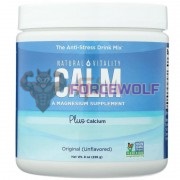 Calm [Magnesium Supplement + Calcium Powder] (226 гр: 30 порций), Natural Vitality
