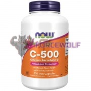 Vitamin C-500 [Calcium Ascorbate-C] (250 шт по 500 мг), NOW Foods