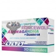 Ashwagandha + Guarana (30 шт), AllNutrition
